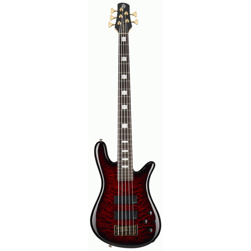 Spector NS-5 Bolt-On Bass Guitar - Black Cherry Gloss