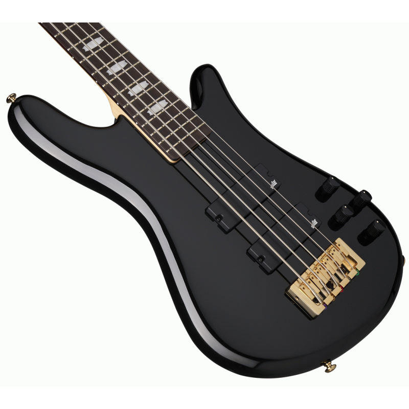 Spector NS-5 Bolt-On Bass Guitar Black Gloss — view 2