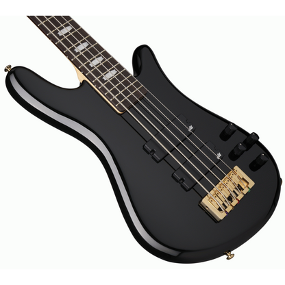 Spector NS-5 Bolt-On Bass Guitar Black Gloss — view 2
