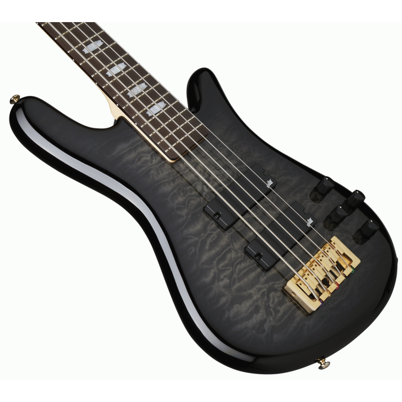 Spector NS Icon Bolt-On Series Bass Guitar - Black Stain Gloss — view 2