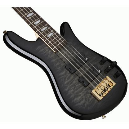 Spector NS Icon Bolt-On Series Bass Guitar - Black Stain Gloss — view 2