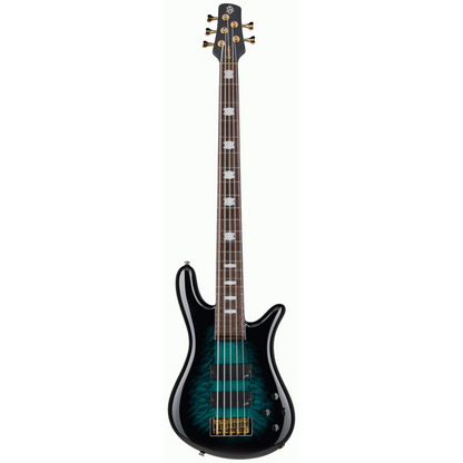 Spector Icon NS-5 Neck Through Electric Bass - Black & Blue
