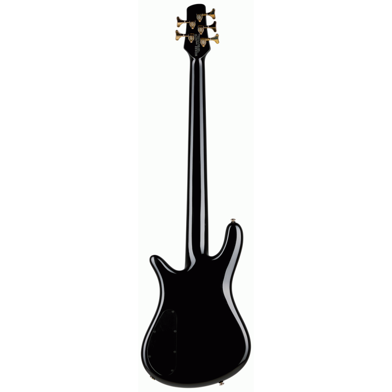 Spector Icon NS-5 Neck Through Electric Bass - Black & Blue — view 3