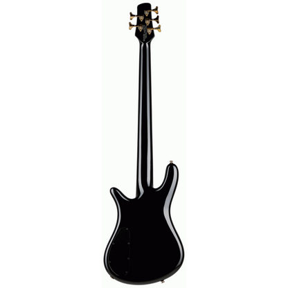 Spector Icon NS-5 Neck Through Electric Bass - Black & Blue — view 3