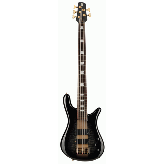 Spector Icon NS-5 Neck Through Electric Bass Guitar Black Stain