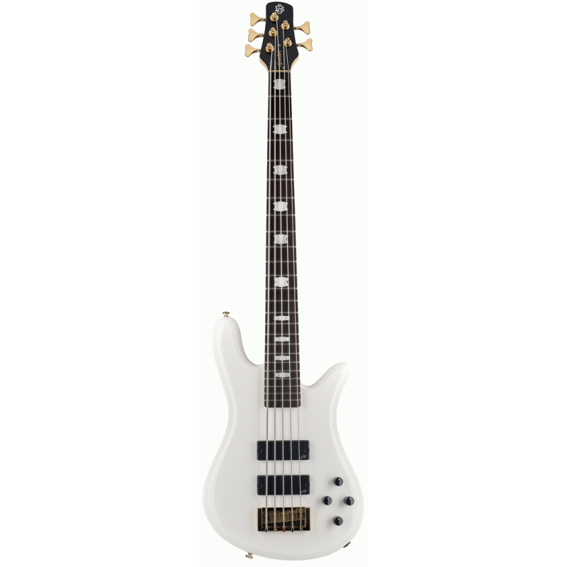 Spector NS Icon Bolt-On Bass Guitar - White Gloss