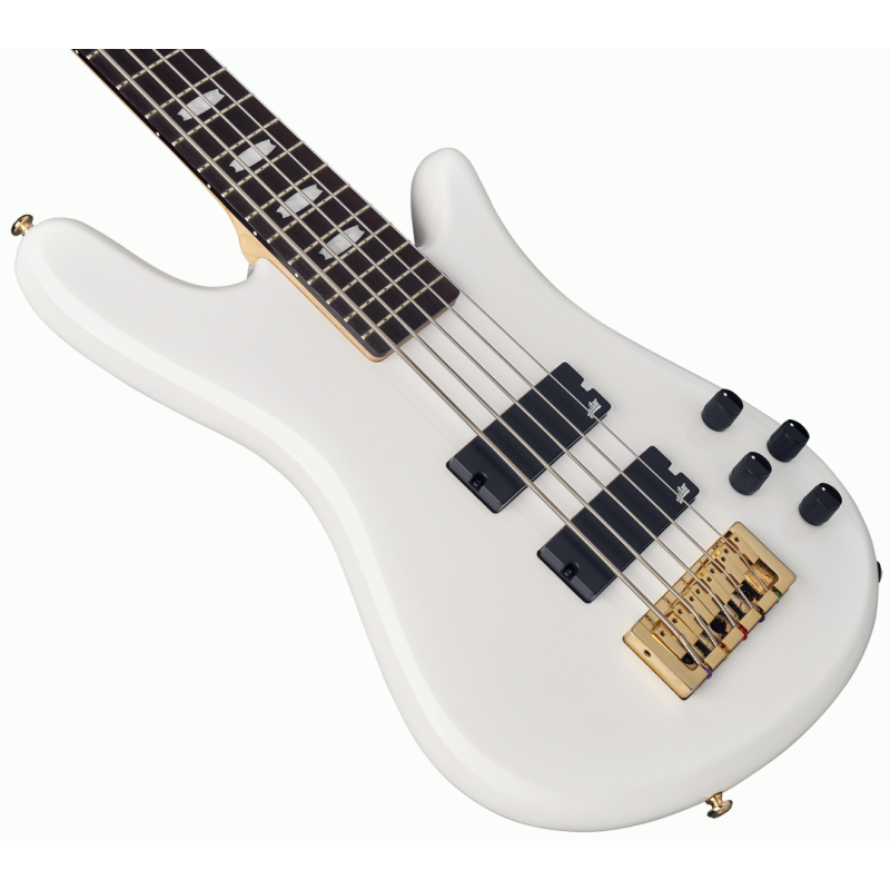 Spector NS Icon Bolt-On Bass Guitar - White Gloss — view 2