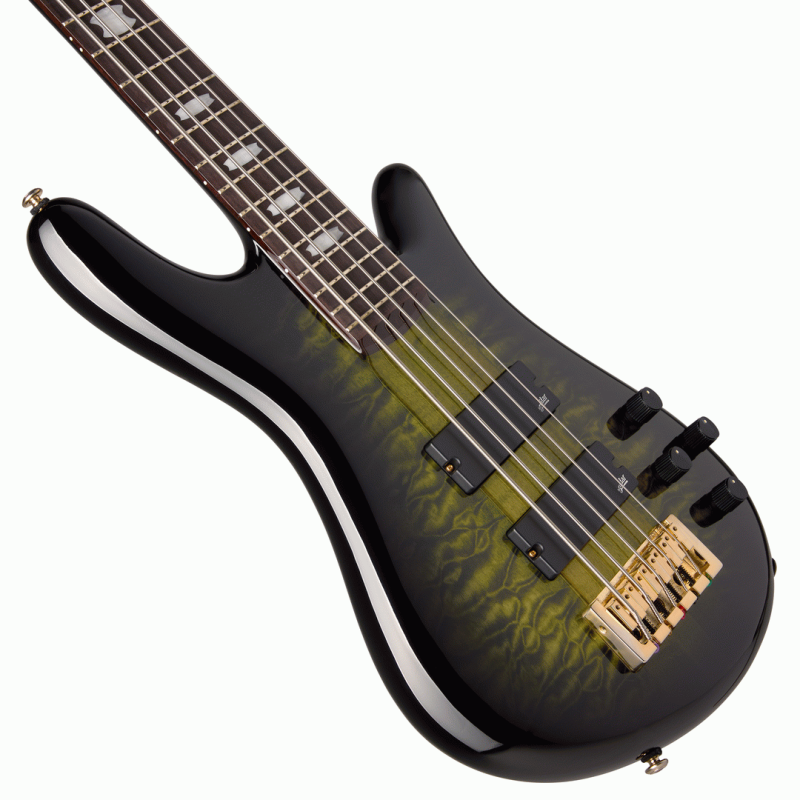 Spector Icon NS-5 Neck Through Haunted Moss — view 2