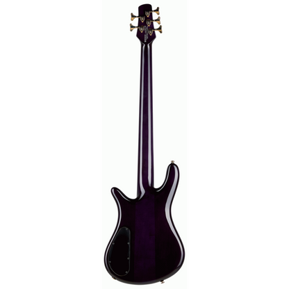 Spector Icon NS-5 Neck Through Electric Bass Guitar - Purple Cherry — view 3