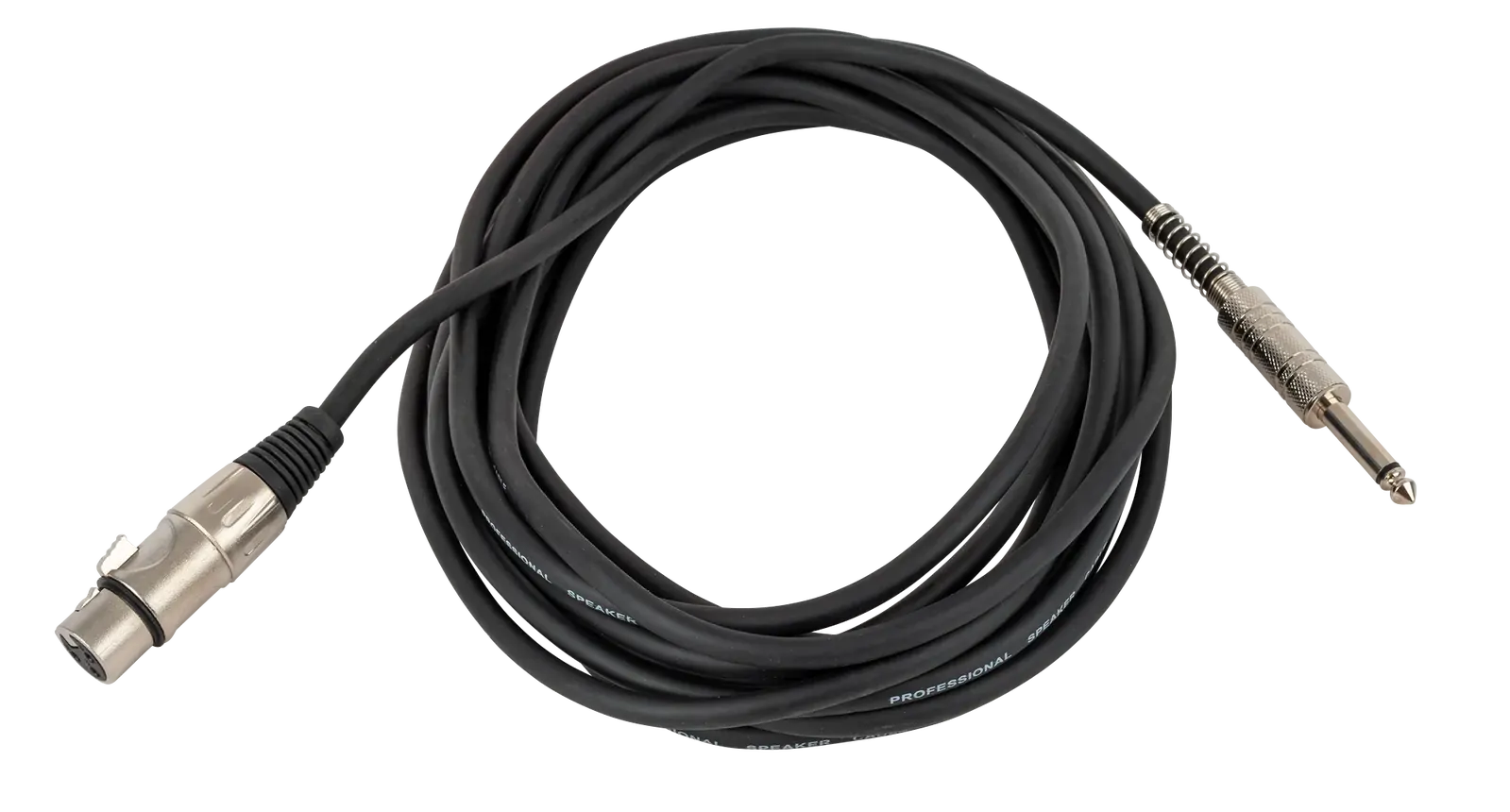 AMS 20 FT Speaker Cable Black Straight Jack to XLR Female