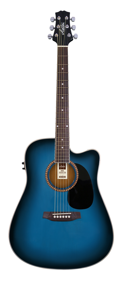 The Ashton SPD25CEQTBB Acoustic Guitar Starter Pack with Cutaway and EQ