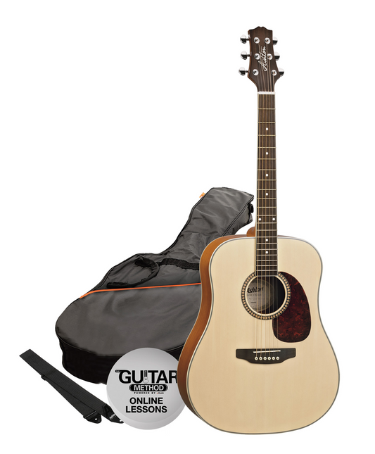 The Ashton SPD25NTM Acoustic Guitar Starter Pack