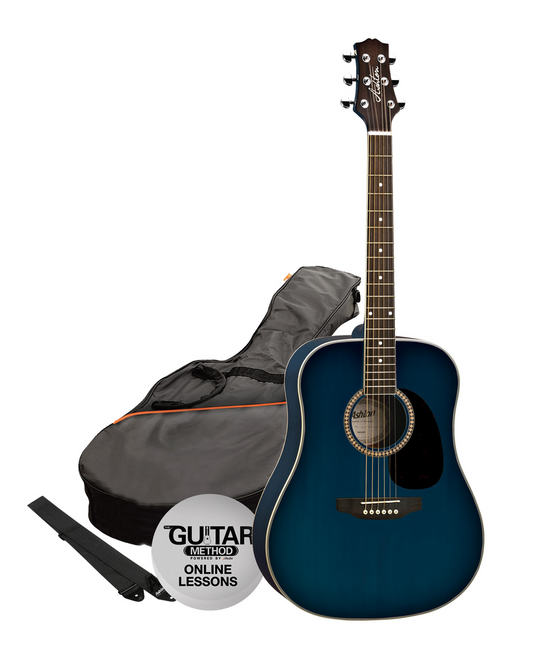 The Ashton SPD25TBB Acoustic Guitar Starter Pack