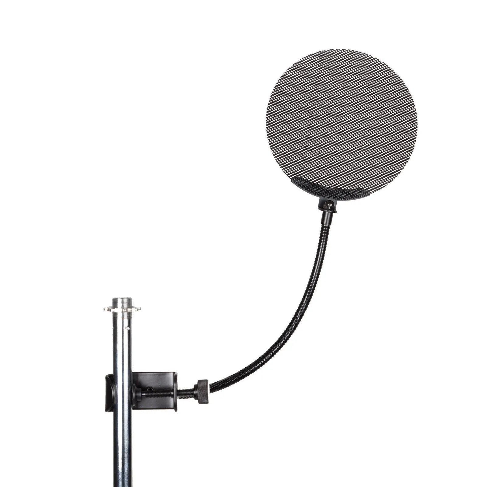 SoundArt SPF-M1-BLK Metal Mesh Pop Filter, 6" Diameter, Adjustable, Clips to Microphone Stand, Filters Sibilance and Unwanted Sounds — view 3