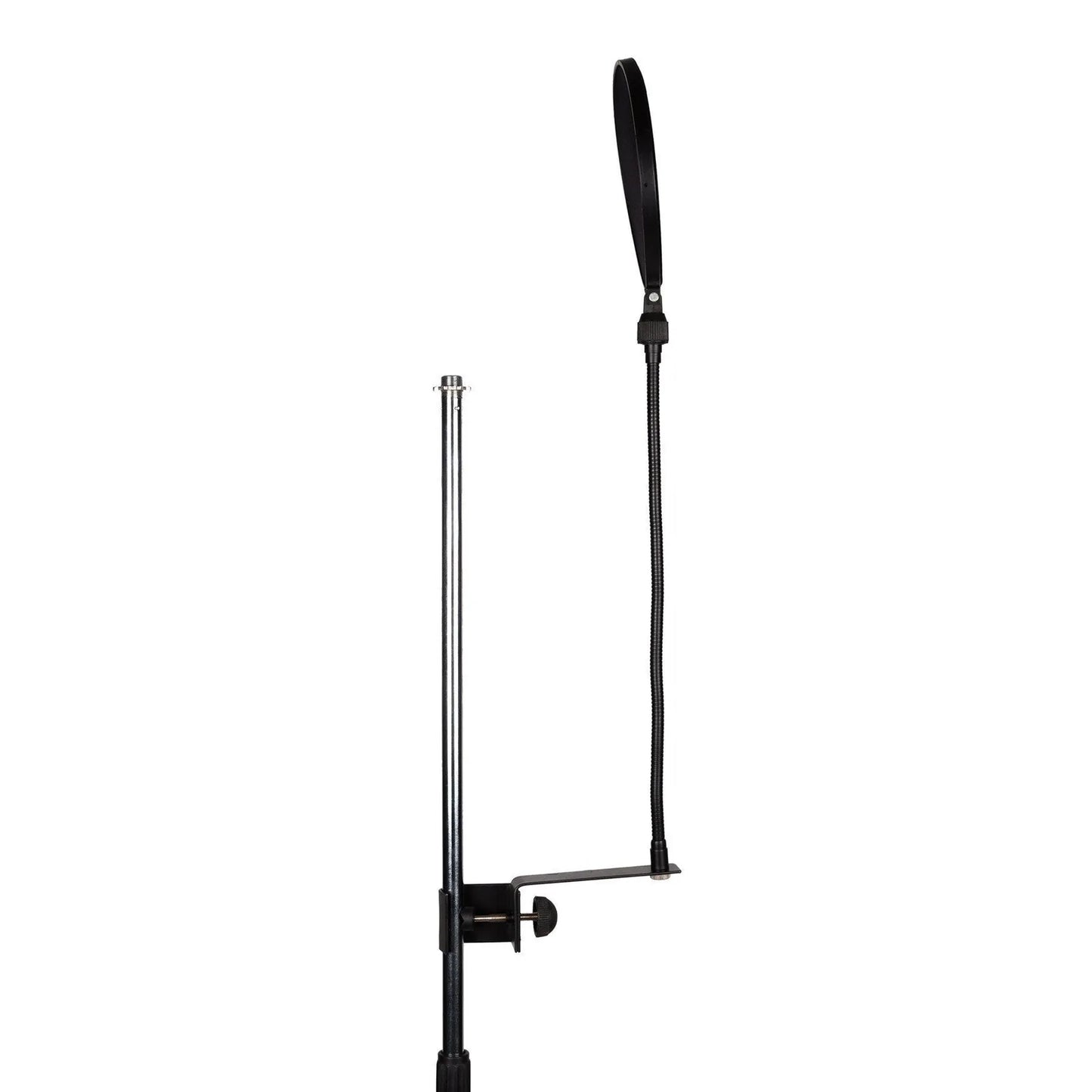 SoundArt SPF-P1EC-BLK Nylon Fabric Pop Filter with Adjustable Clamp, 6" Diameter — view 4