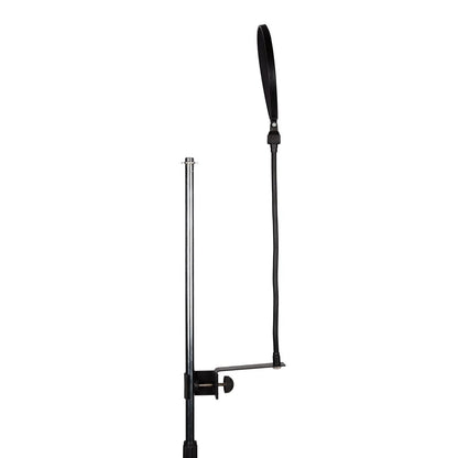 SoundArt SPF-P1EC-BLK Nylon Fabric Pop Filter with Adjustable Clamp, 6" Diameter — view 4