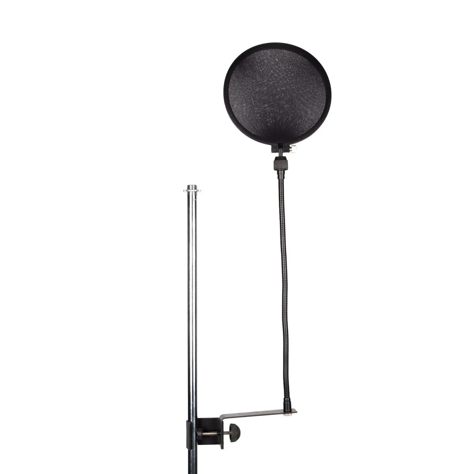 SoundArt SPF-P1EC-BLK Nylon Fabric Pop Filter with Adjustable Clamp, 6" Diameter — view 3