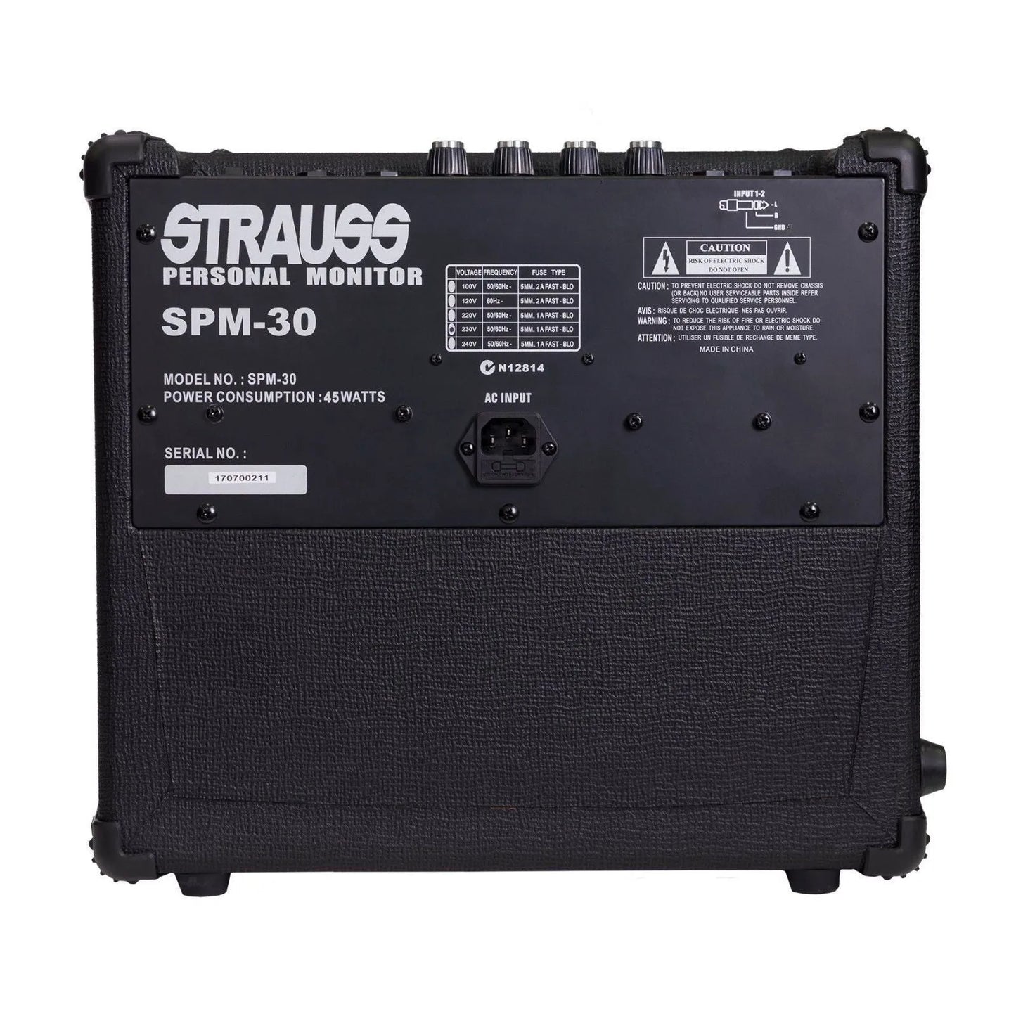 Strauss SPM-30 30W Multi-Purpose Personal Monitor - Black — view 2