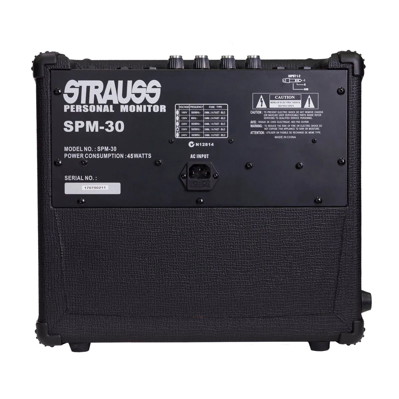 Strauss SPM-30 30W Multi-Purpose Personal Monitor - Black — view 2