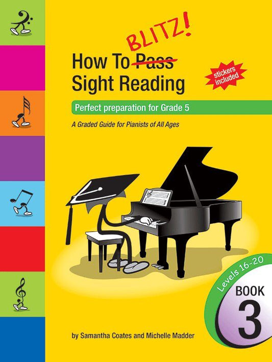 How to Blitz! Sight Reading Book 3 for Grade 5 Piano