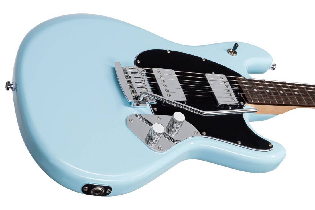 Sterling by Music Man S.U.B. StingRay Guitar SR30, Daphne Blue Guitar — view 2