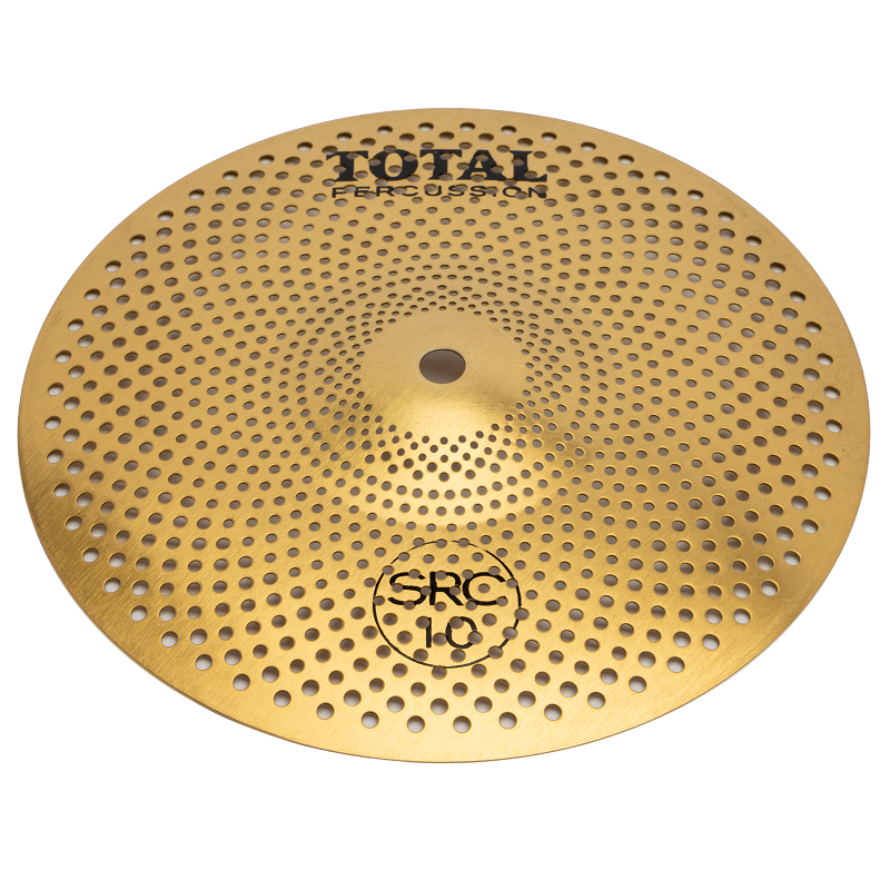 Total Percussion 10" SRC Sound Reduction Cymbal - Matte Gold — view 3