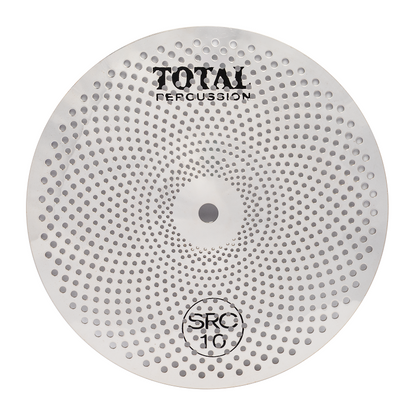Total Percussion 10" SRC Sound Reduction Cymbal - Matte Gold — view 4