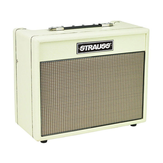 Strauss SRT-15 15 Watt Dual Input Combo Valve Amplifier (Cream)