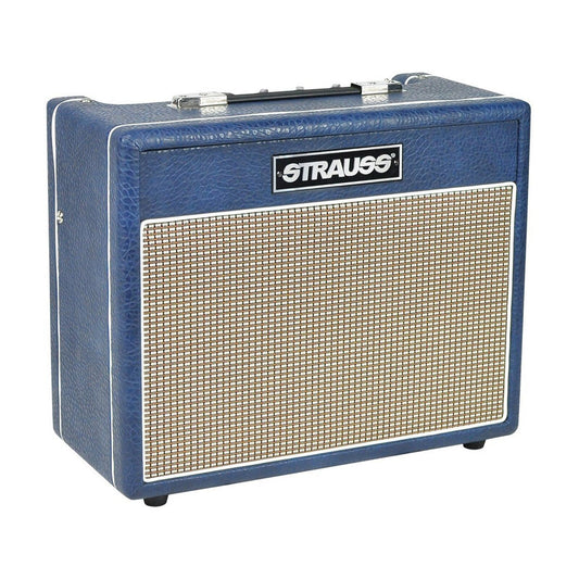 Strauss SRT-15 15 Watt Dual Input Combo Valve Amplifier (Navy Blue)
