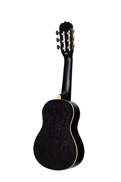 Sanchez 1/4 Size Student Classical Guitar with Gig Bag - Black Model SS-C30-BLK — view 3