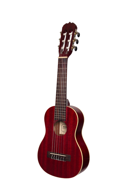 Sanchez 1/4 Size Student Classical Guitar with Gig Bag - Wine Red — view 2