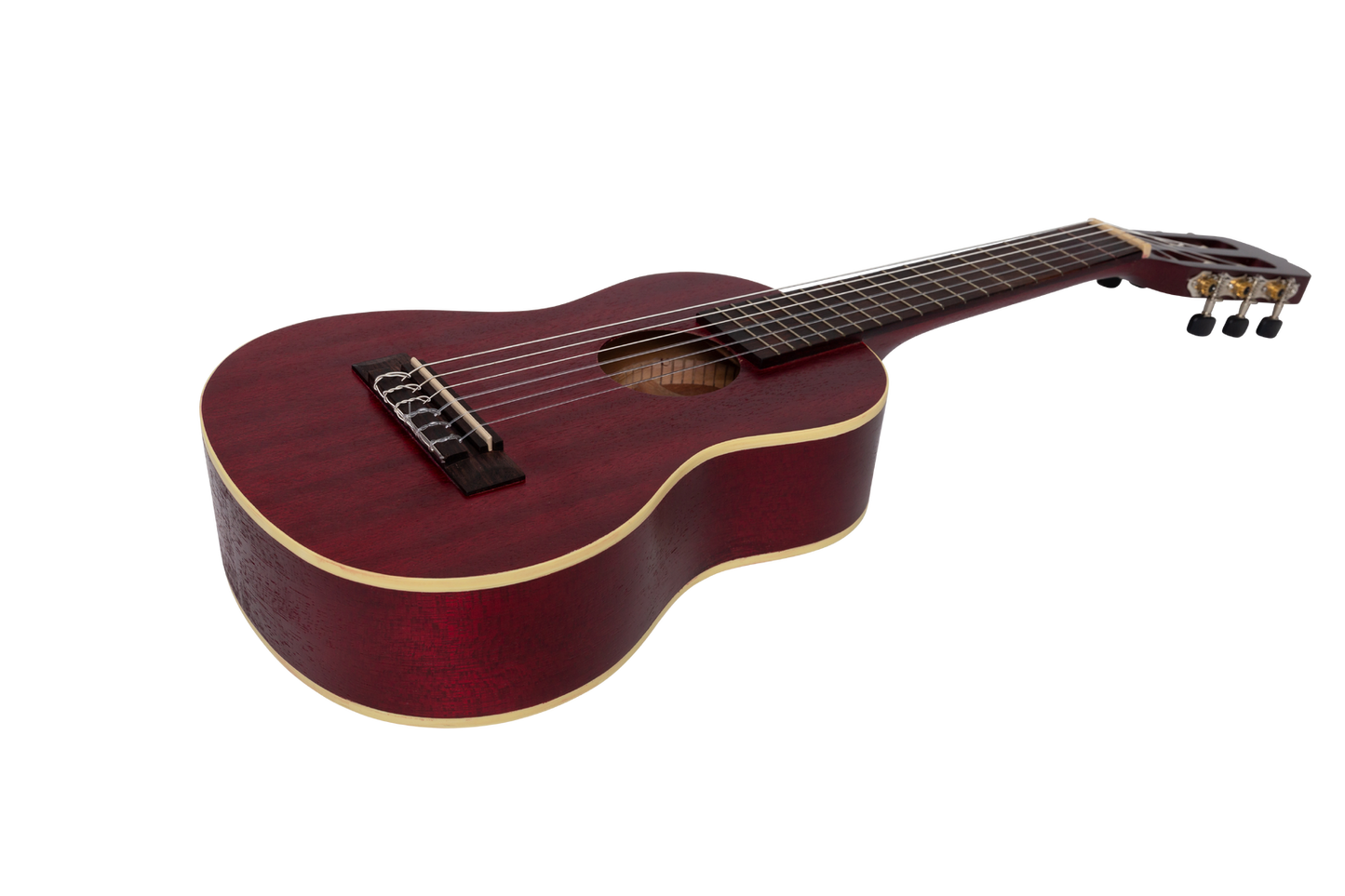 Sanchez 1/4 Size Student Classical Guitar with Gig Bag - Wine Red — view 4