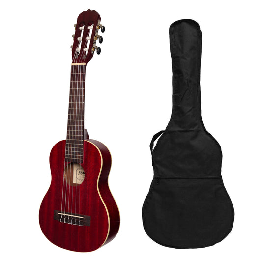 Sanchez 1/4 Size Classical Guitar with Gig Bag - Model SS-C30-WRD (Wine Red)