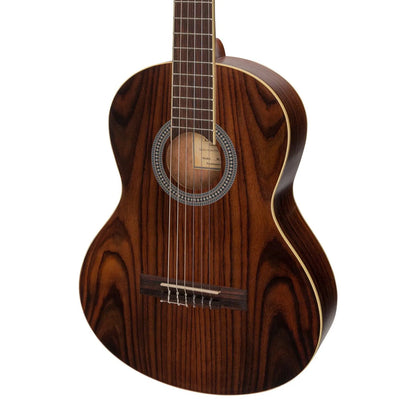 Sanchez 3/4 Size Student Classical Guitar with Gig Bag - Model SS-C36-RWD, Natural Finish, Nylon Strings, Rosewood Construction — view 3