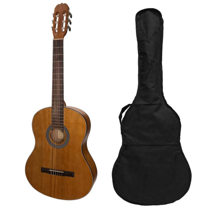 Sanchez 3/4 Student Acoustic-Electric Classical Guitar with Gig Bag - Natural Acacia