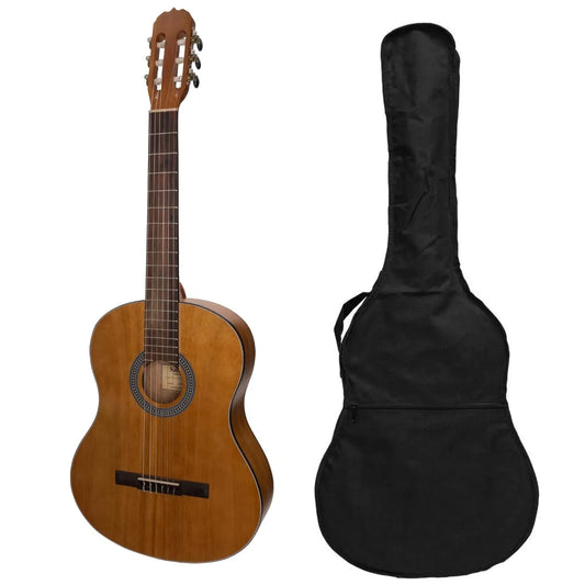 Sanchez 3/4 Acoustic-Electric Classical Guitar with Gig Bag - Natural Finish, Nylon Strings, Adjustable Truss Rod, Model SS-C36ET-ACA