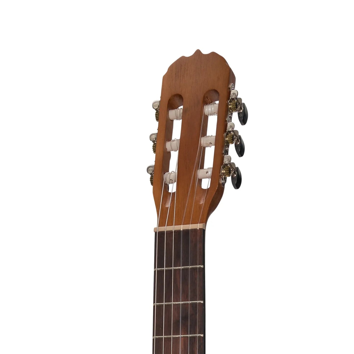 Sanchez 3/4 Student Acoustic-Electric Classical Guitar with Gig Bag - Natural Acacia — view 6