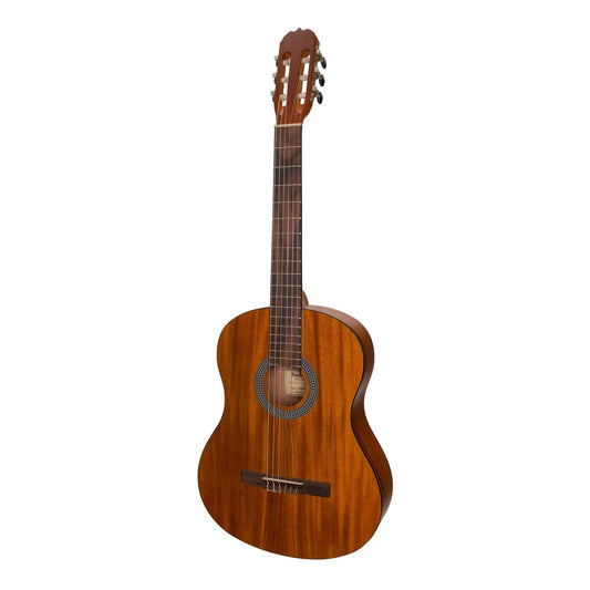 Sanchez Full-Size Student Classical Guitar with Gig Bag, Koa Model SS-C39-KOA, 6 Nylon Strings, Right Handed, Natural Finish