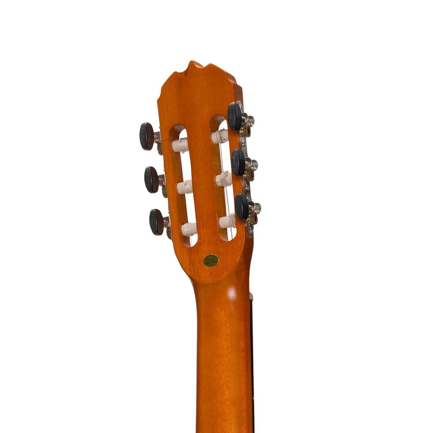 Sanchez Full-Size Student Classical Guitar with Gig Bag, Koa Model SS-C39-KOA, 6 Nylon Strings, Right Handed, Natural Finish — view 6