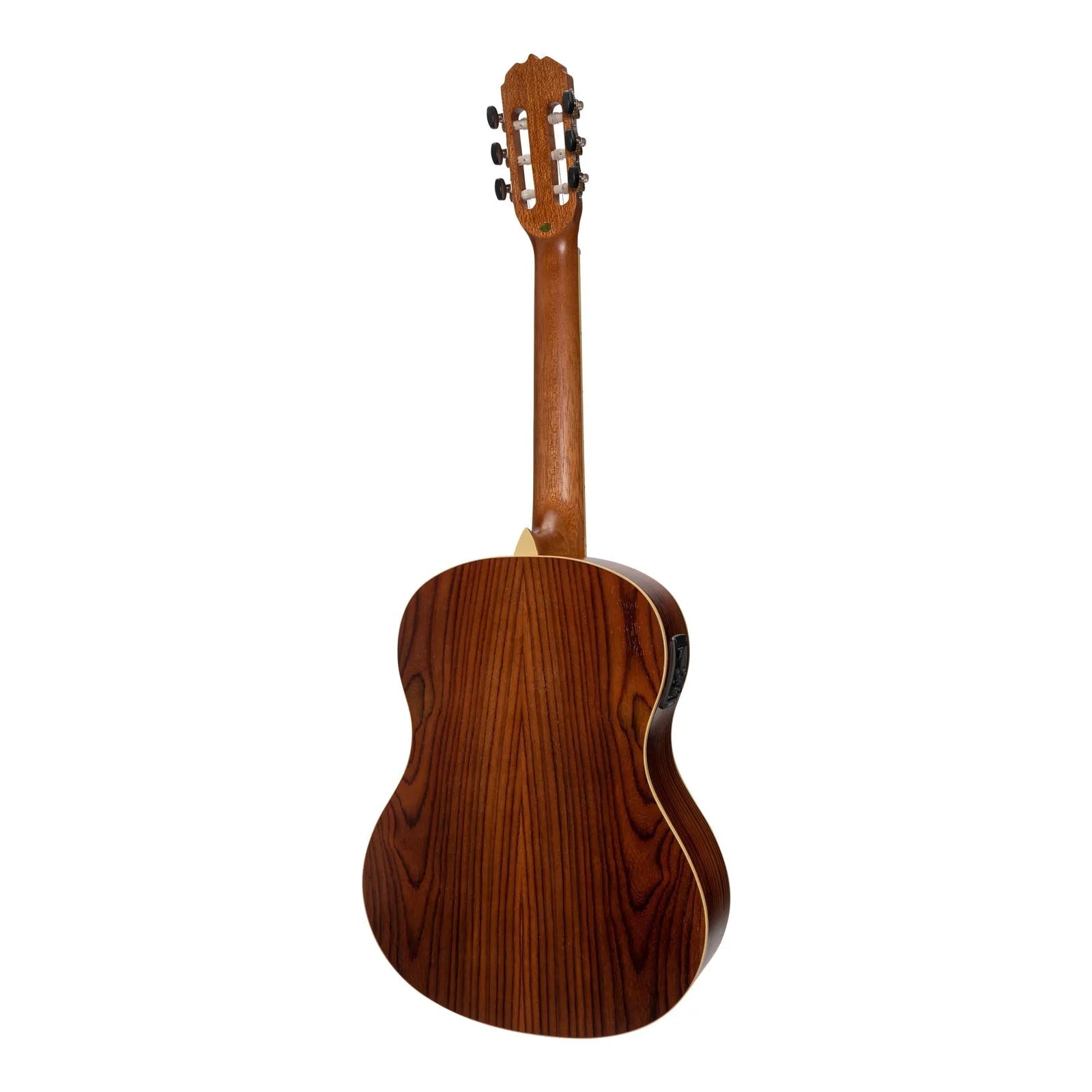 Sanchez Full Size Student Acoustic-Electric Classical Guitar with Pickup and Gig Bag - Natural Rosewood — view 3
