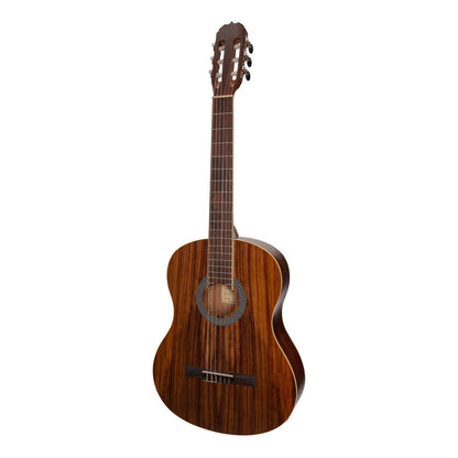 Sanchez Full Size Student Acoustic-Electric Classical Guitar with Pickup and Gig Bag - Natural Rosewood — view 2
