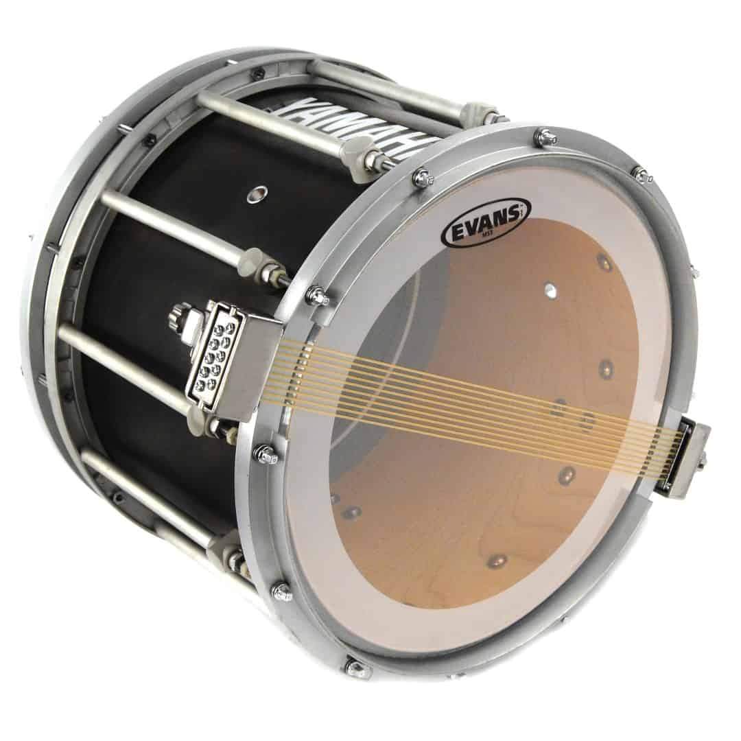 Evans 13" MS3 Marching Clear Snare Side Drum Head — view 2