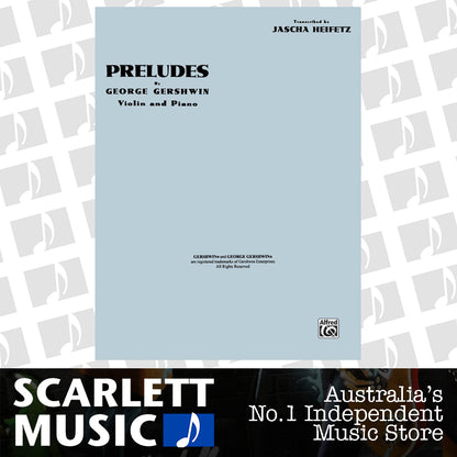 Preludes For Violin And Piano — view 2
