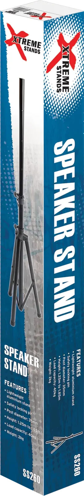 Xtreme Lightweight Adjustable Speaker Stand 35mm Diameter 40kg Capacity — view 2