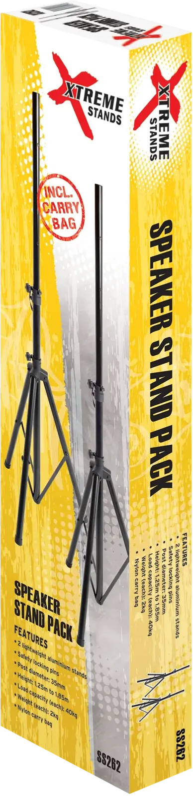 Xtreme Speaker Stand Pack 2 x SS260 with Nylon Bag — view 2