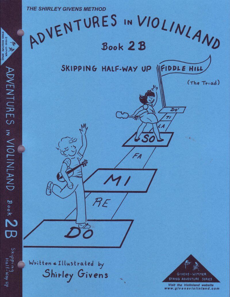 Adventures in Violinland Book 2B by Shirley Givens, 81 Pages, Violin Series, M&M Publisher