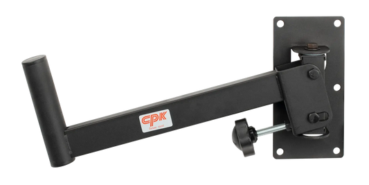 CPK SS447 Wall Mount Speaker Brackets - Black, 40kg Capacity