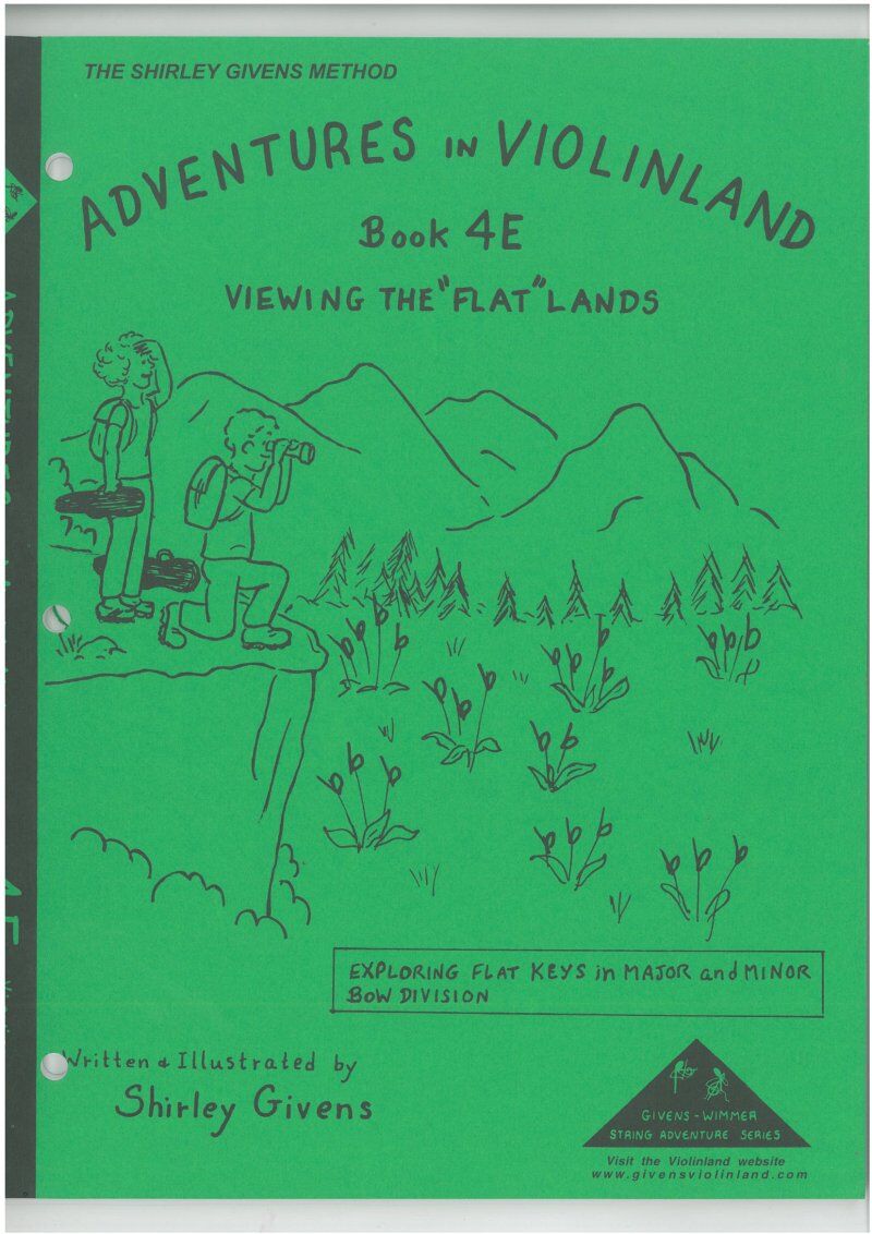 Adventures in Violinland Book 4E by Shirley Givens, 88 Pages, M&M Publisher, Violin Series