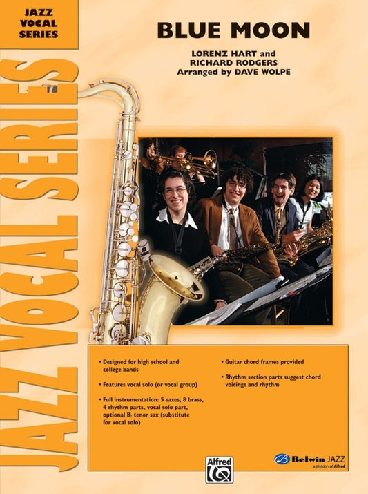 Blue Moon Jazz Ensemble Sheet Music Grade 3