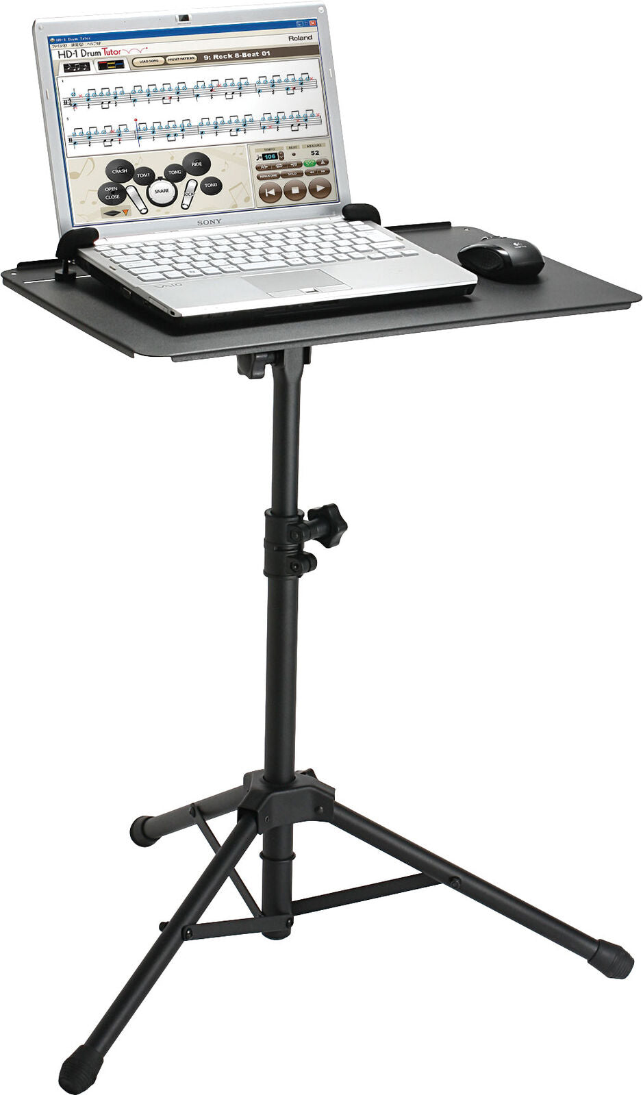 ROLAND SS-PC1 Laptop Support Stand for HD-1 - Sturdy Custom-Built Accessory for DT-HD1 Software Integration — view 3